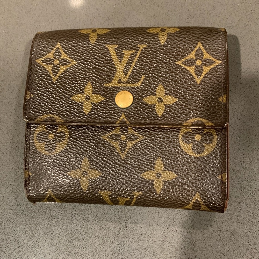 Louis Vuitton Monogram Brown and Gold Compact Wallet